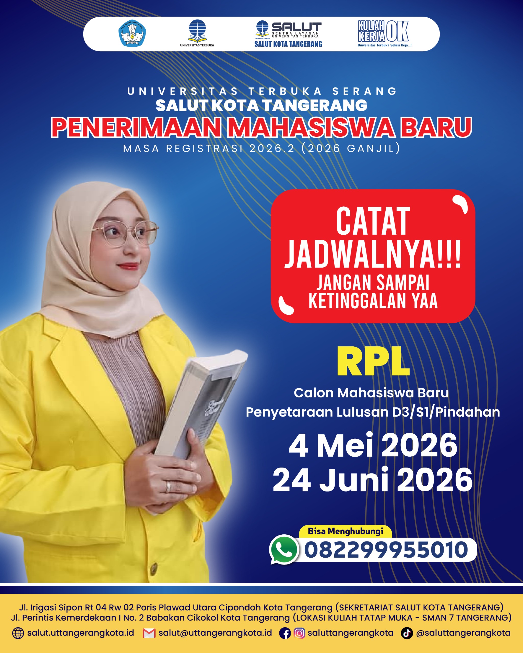 Penerimaan Mahasiswa Baru Masa Registrasi 2025 Genap RPL/non RPL