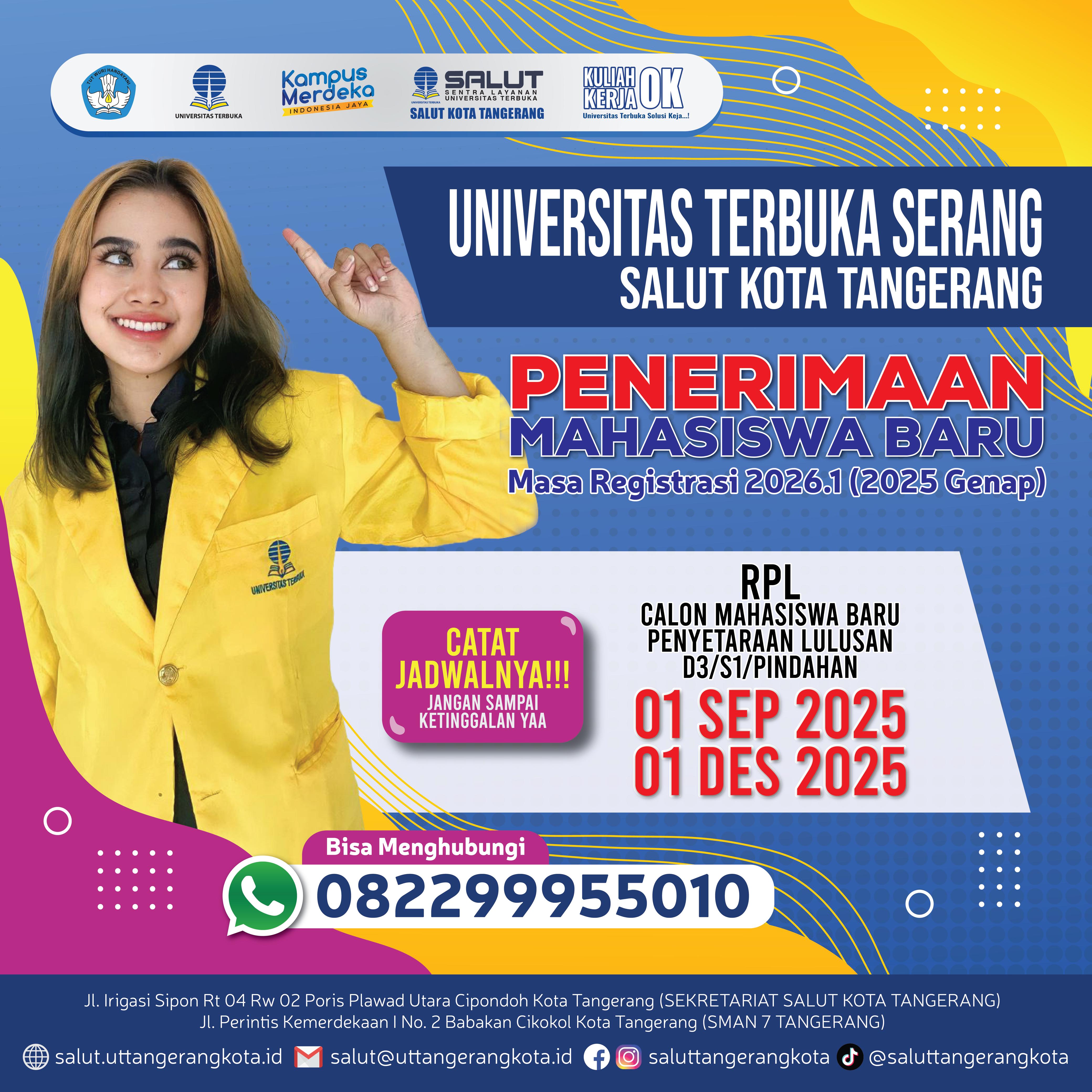Penerimaan Mahasiswa Baru Masa Registrasi 2025 Genap